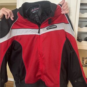 Tourmaster Red and Black Performance Jacket